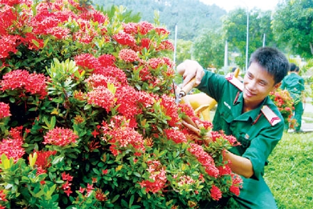 Cuối tuần, bộ đội nghỉ như thế nào?