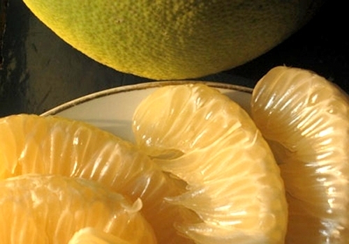 Nếu như các loại quả khác để 2 đến 3 tháng, tôm bưởi sẽ bị nát hoặc khô, thì bưởi Diễn có để chừng ấy thời gian, múi vẫn giữ nguyên vị ngọt đậm đà.