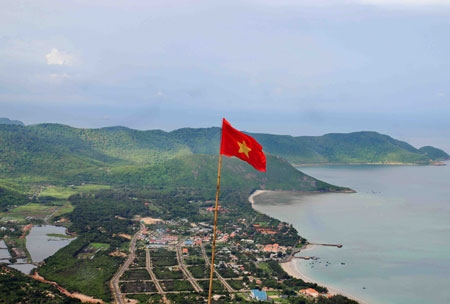 Thị trấn Côn Đảo nhìn từ trên cao