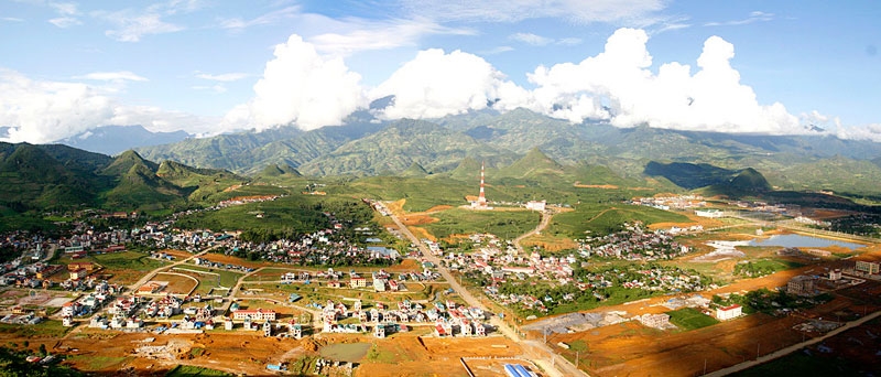Toàn cảnh thị xã Lai Châu mới