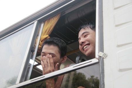 Có cả giọt nước mắt và những nụ cười