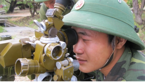 Binh nhất Cao Bá Toản, pháo thủ số 1 luyện tập