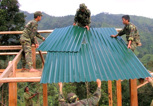 Những khung nhà đầu tiên hình thành