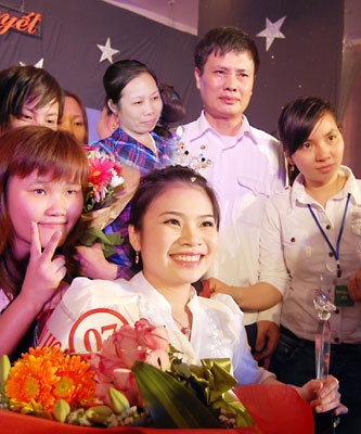 Thí sinh Nguyễn Thị Ánh Ngọc đoạt giải nhất cuộc thi