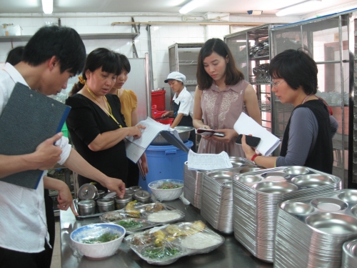 KIỂM SOÁT CHẤT LƯỢNG BẾP ĂN TẬP THỂ