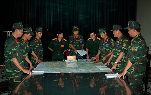 Xây dựng văn kiện hậu cần tác chiến.