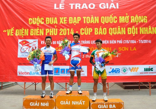 Các vận động viên giành thứ hạng cao nhất chặng 3.