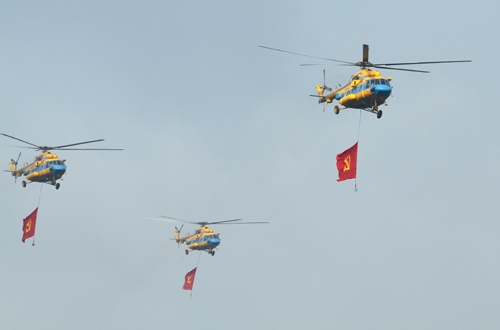 Cự ly khối máy bay được giữ đúng