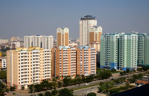 Các khu nhà cao tầng mọc lên ngày càng nhiều
