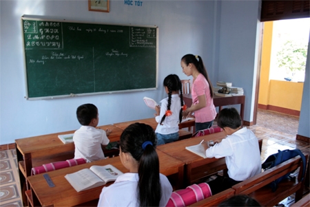 Lớp học ở Trường Sa