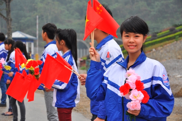 Lễ tiễn đoàn tại cửa khẩu Hữu Nghị, Lạng Sơn